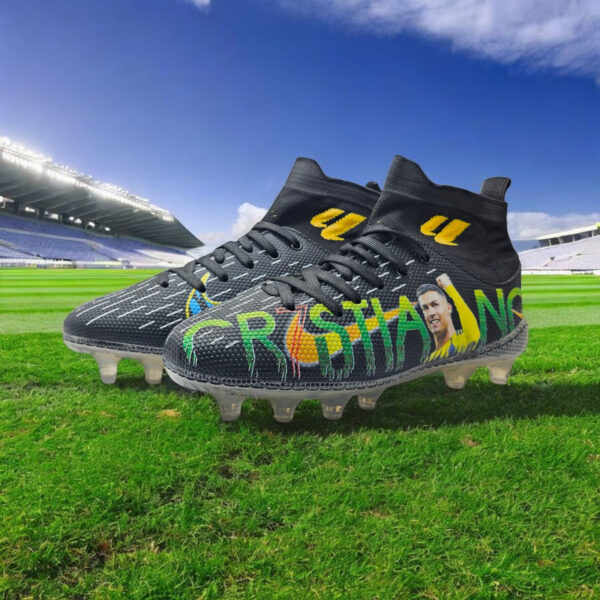 کفش فوتبال پسرانه مدل استوک بلند کد Rosh25 - تصویر 5