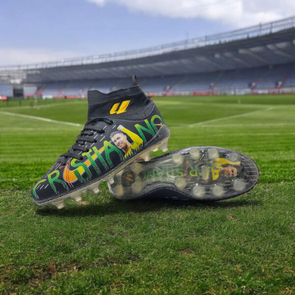 کفش فوتبال پسرانه مدل استوک بلند کد Rosh25 - تصویر 3