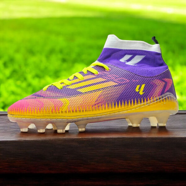 کفش فوتبال پسرانه مدل استوک بلند Purpsh200 - تصویر 3