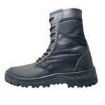 کفش کوهنوردی چرم مشکی زیپ دار - تصویر 4