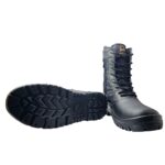 کفش کوهنوردی چرم مشکی زیپ دار - تصویر 5