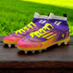 کفش فوتبال پسرانه مدل استوک بلند Purpsh200 - تصویر 6