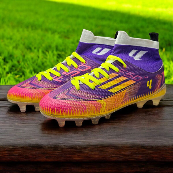 کفش فوتبال پسرانه مدل استوک بلند Purpsh200 - تصویر 6