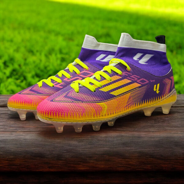کفش فوتبال پسرانه مدل استوک بلند Purpsh200 - تصویر 7